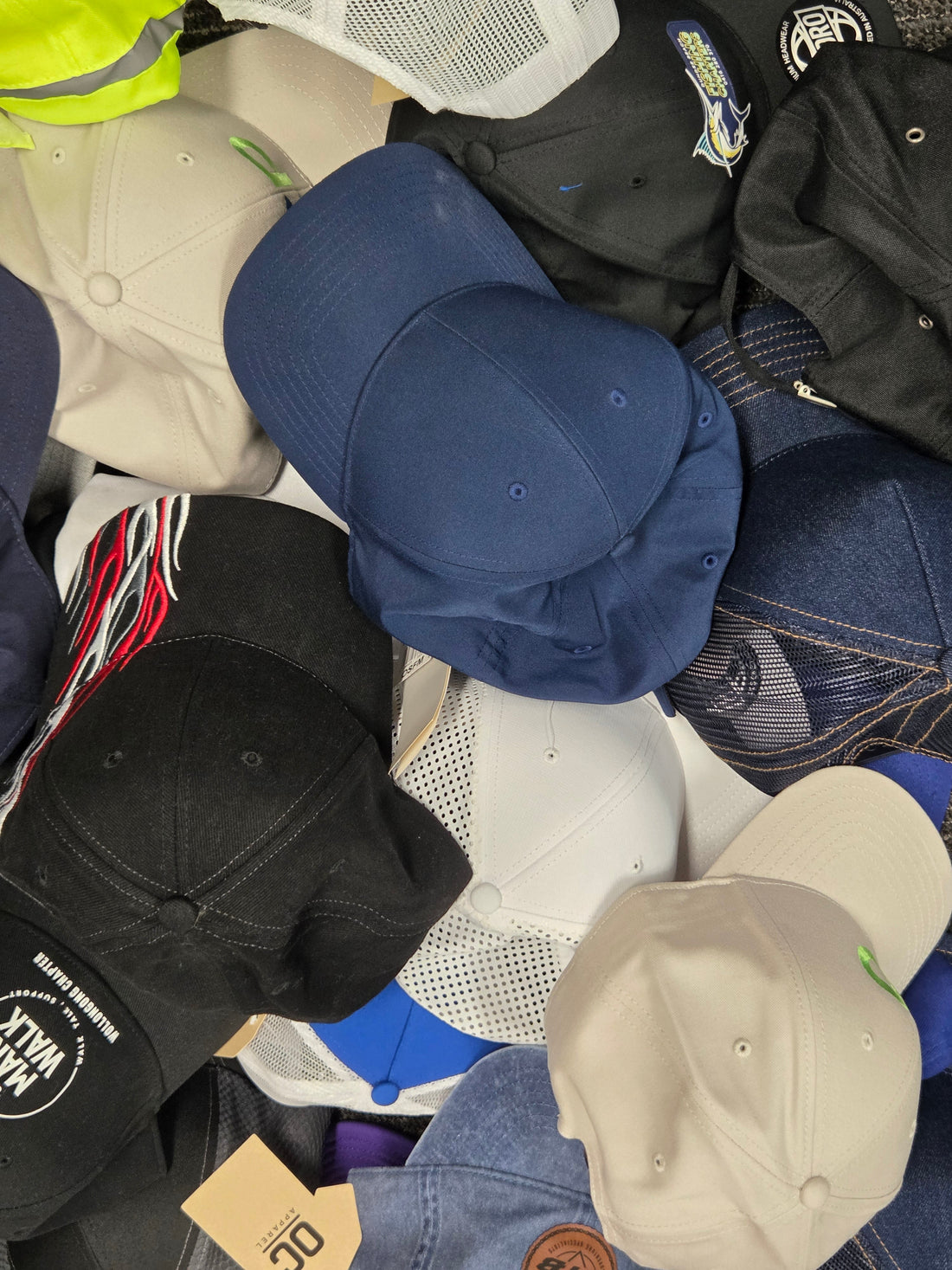 different types of caps