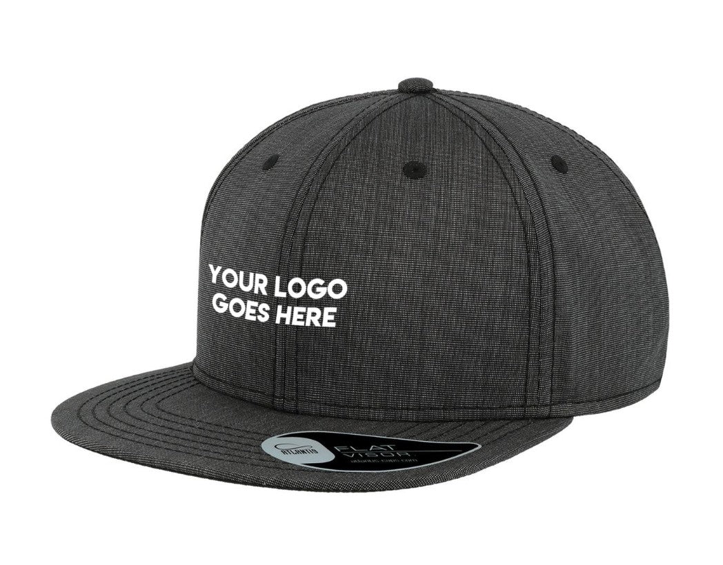 Cambric Caps With Logo Decoration