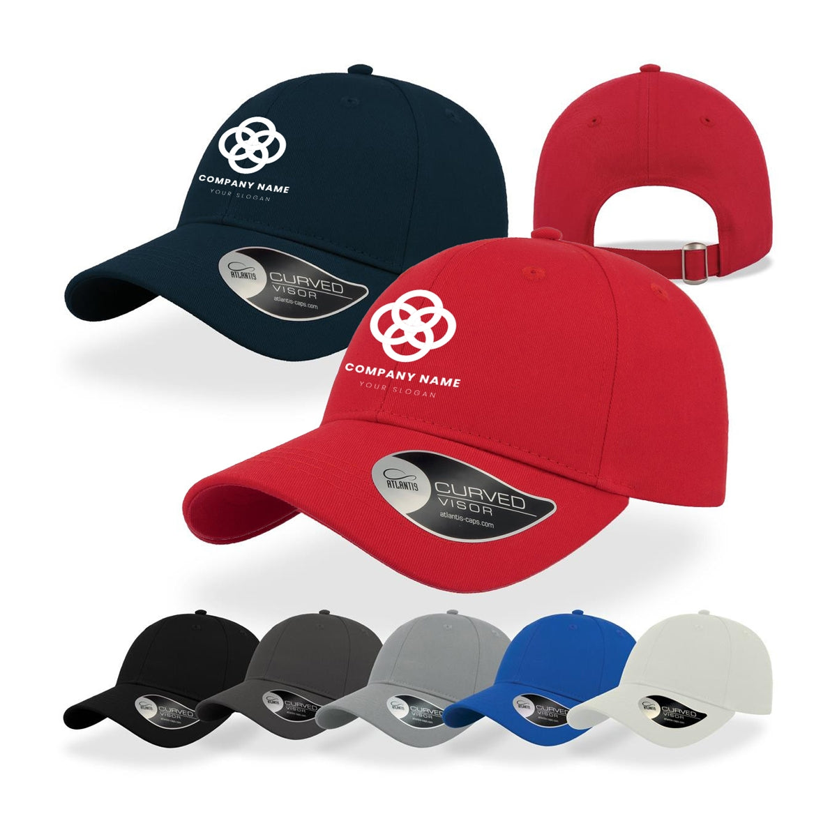 Chino Cotton Sports Caps Branded