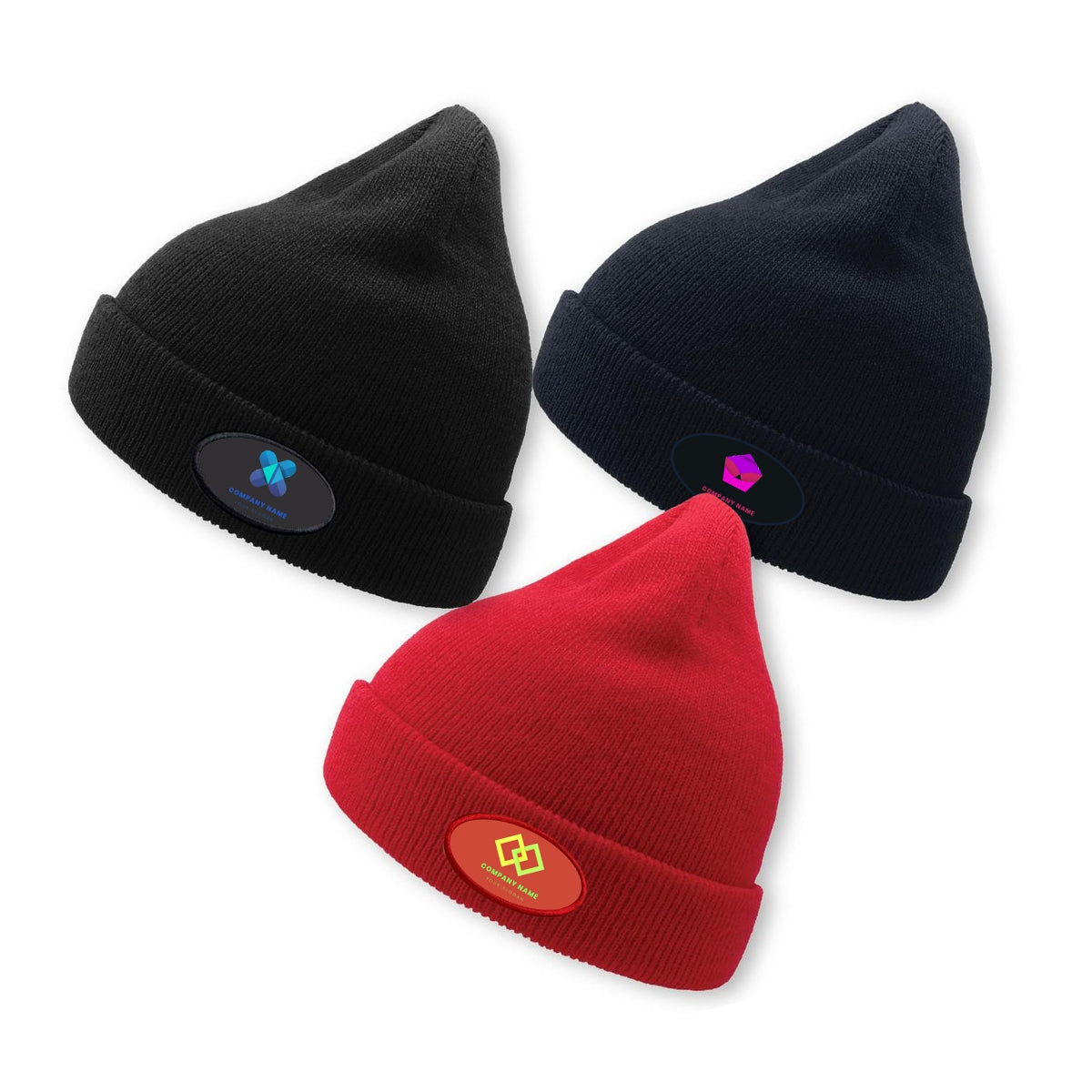 Embroidered Kiddie Beanies Branded