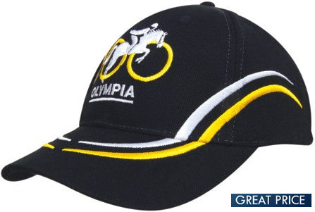 Cotton Cap with Peak Decoration