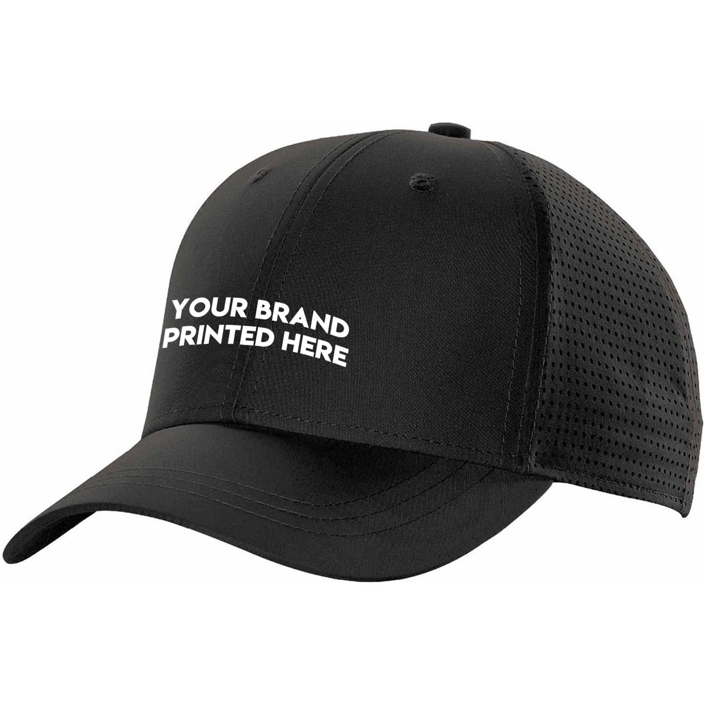 Vented Cap With Logo Decoration