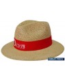 Personalised Brown Madrid Style Straw Hat