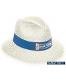 White Madrid Style Straw Hat
