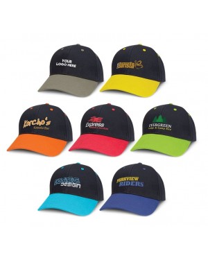 Dual Colour Custom Decorated Caps